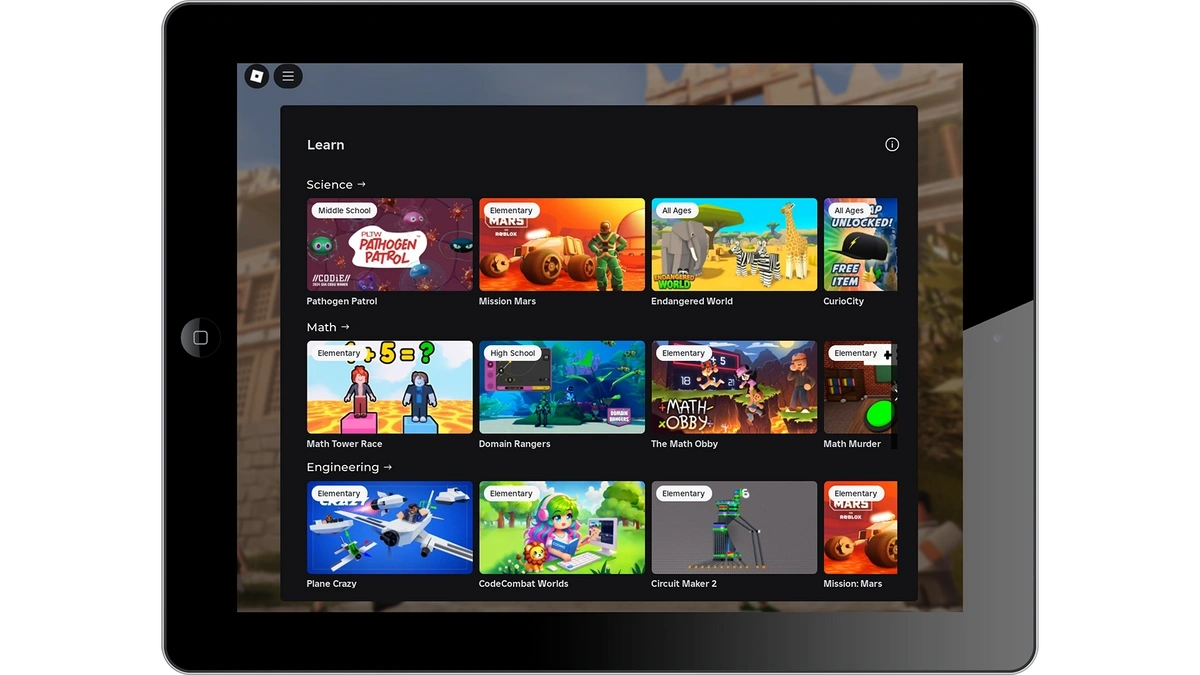 Roblox Launches Learning Hub to Spotlight Educational Experiences